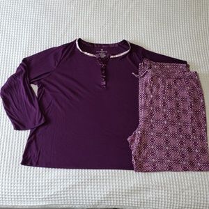 Liz Claiborne 3X Purple Pajamas